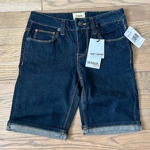 NWT Hudson Kids Dark Wash Knit Denim. Size 12.